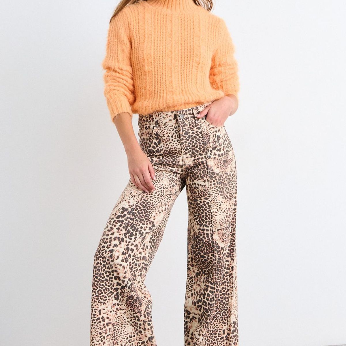 IO - Jeans Fantasia Mujer Beige Io