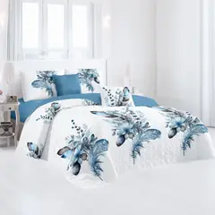 GENERICO - Cubrecama Quilt De Verano Con Diseño TF Plaza Y Media