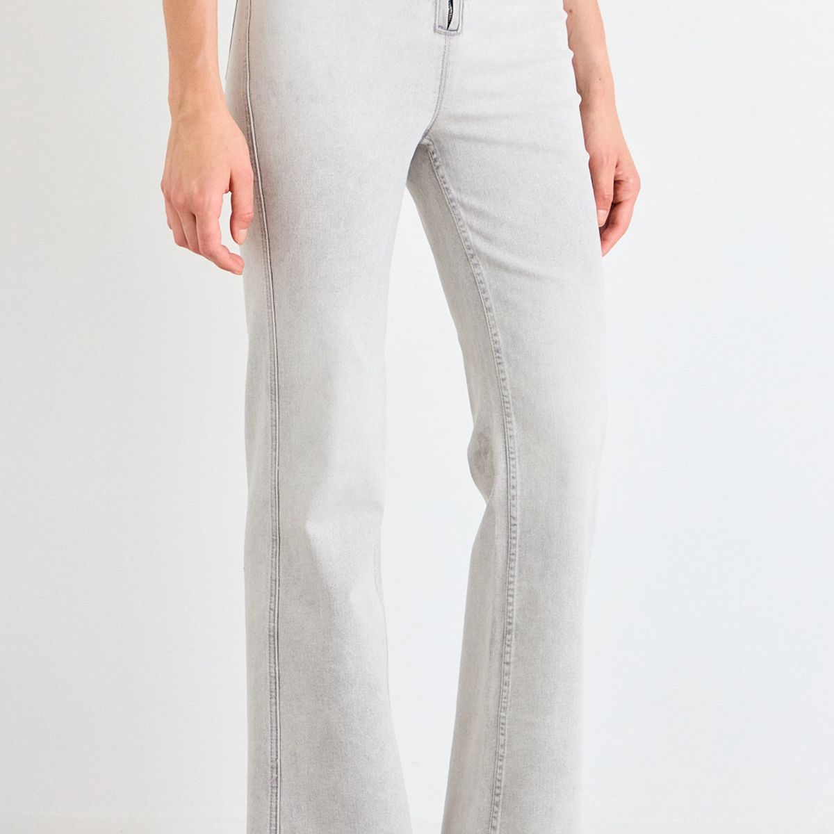 IO - Jeans Liso Mujer Gris Io
