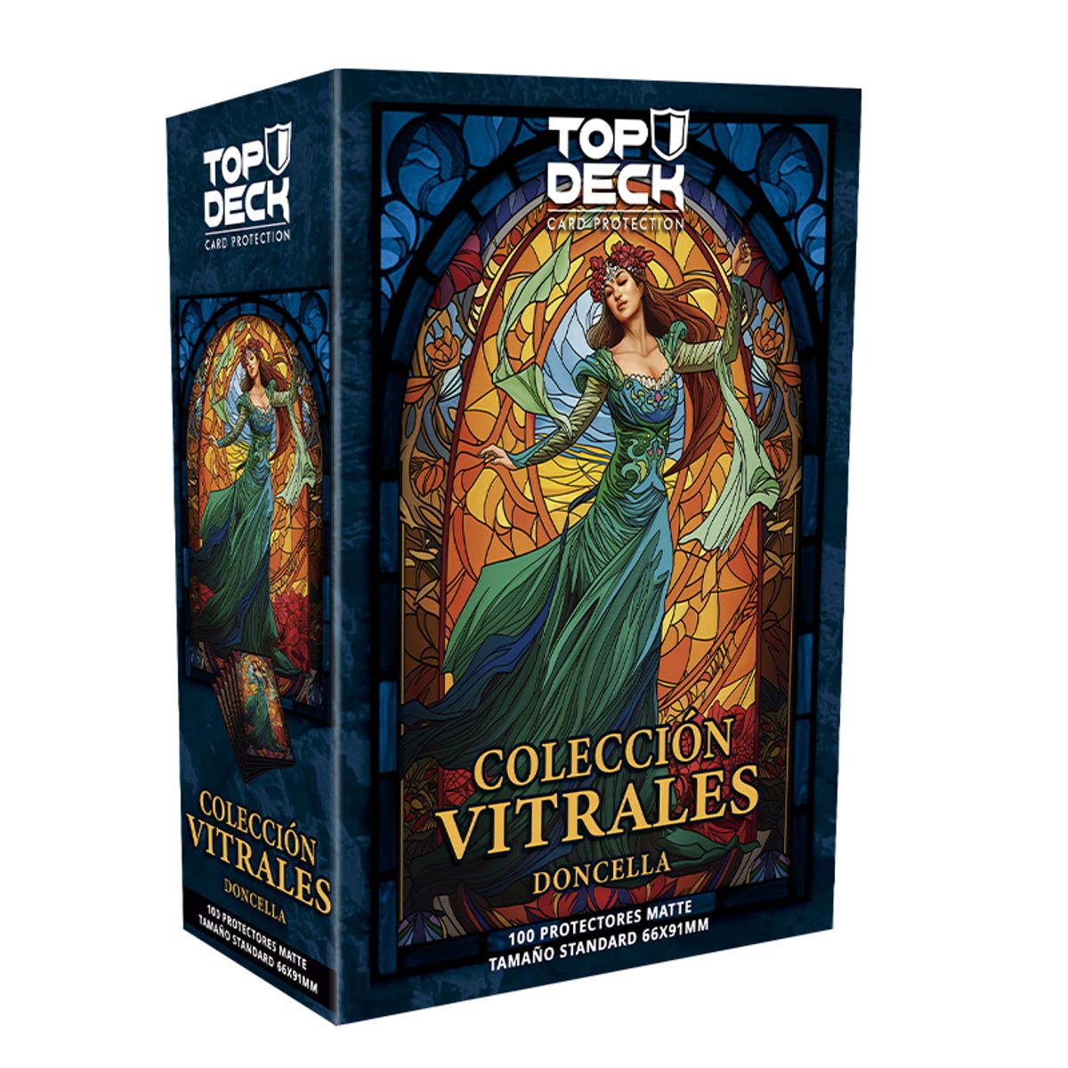 MITOS Y LEYENDAS - Protectores Standard  Colección Vitrales - Doncella