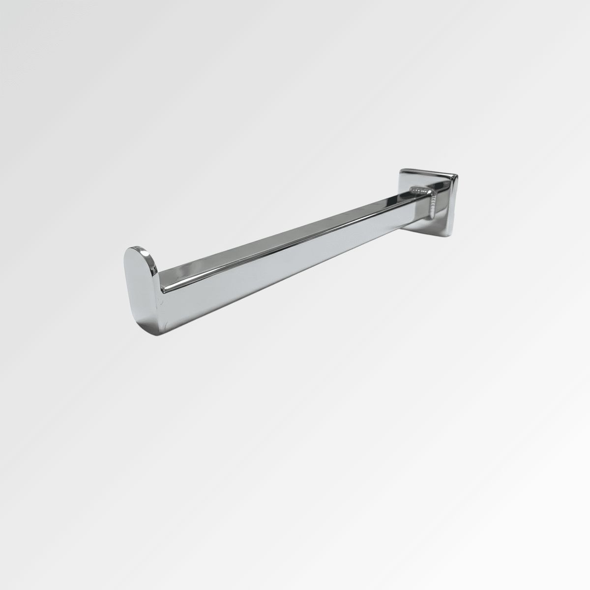 GENERICO - Pack 10 Gancho Soporte Colgador De Riel 27 Cm Ganchera