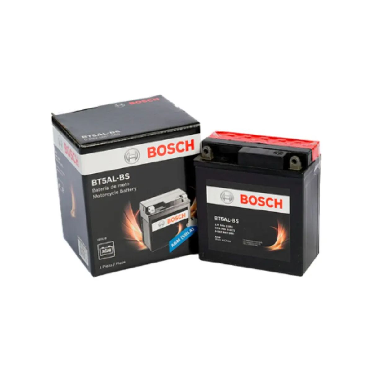 BOSCH - Batería Moto Bosch AGM 12V 14Ah 230CCA BTX16-BS Sellada Alta Potencia
