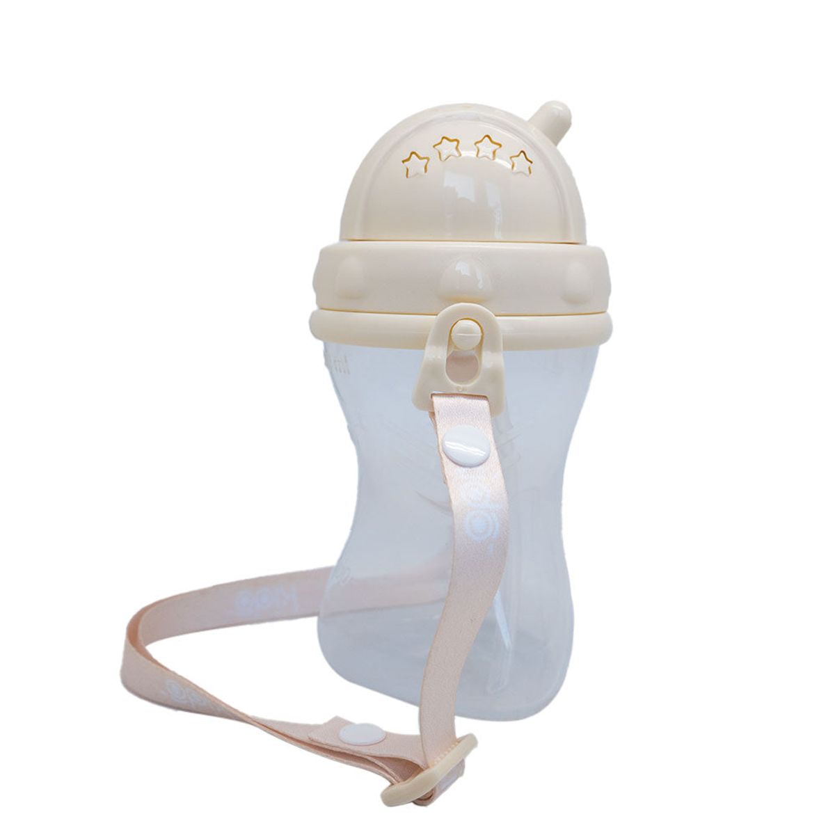 KIDO - BOTELLA ANTIDERRAME COLGANTE AMARILLO TODDLER 280 ML KIDO