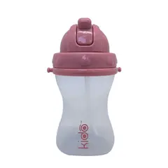 KIDO - BOTELLA ANTIDERRAME COLGANTE ROSA TODDLER 280 ML