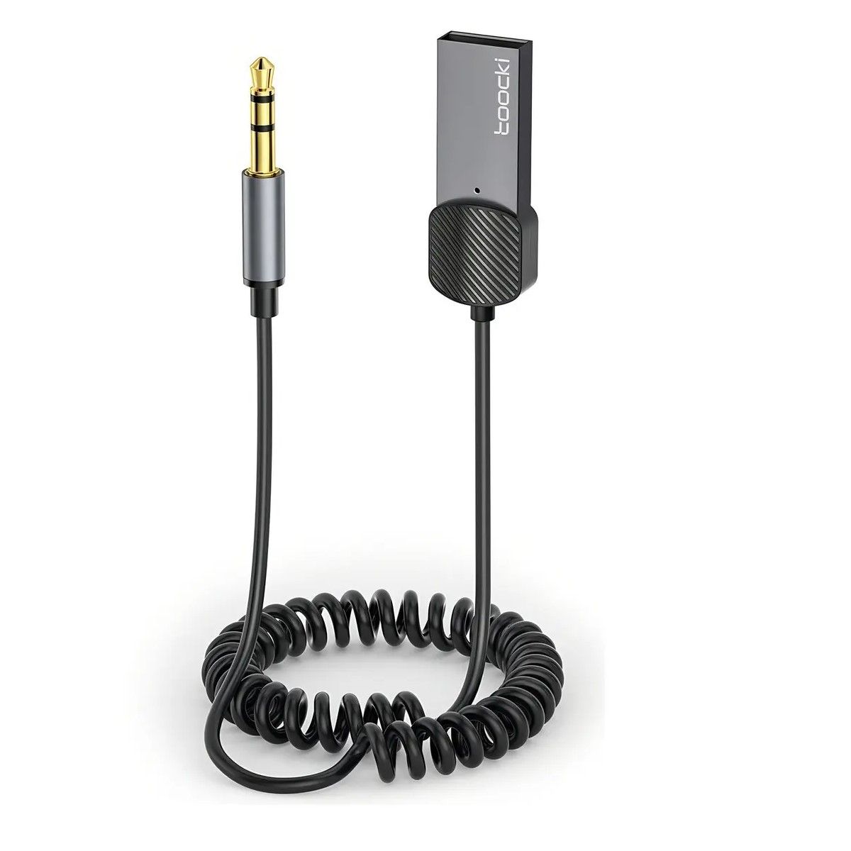 GENERICO - Receptor Bluetooth 5.0 USB-A Auxiliar 3.5mm Auto Manos Libres BELUG