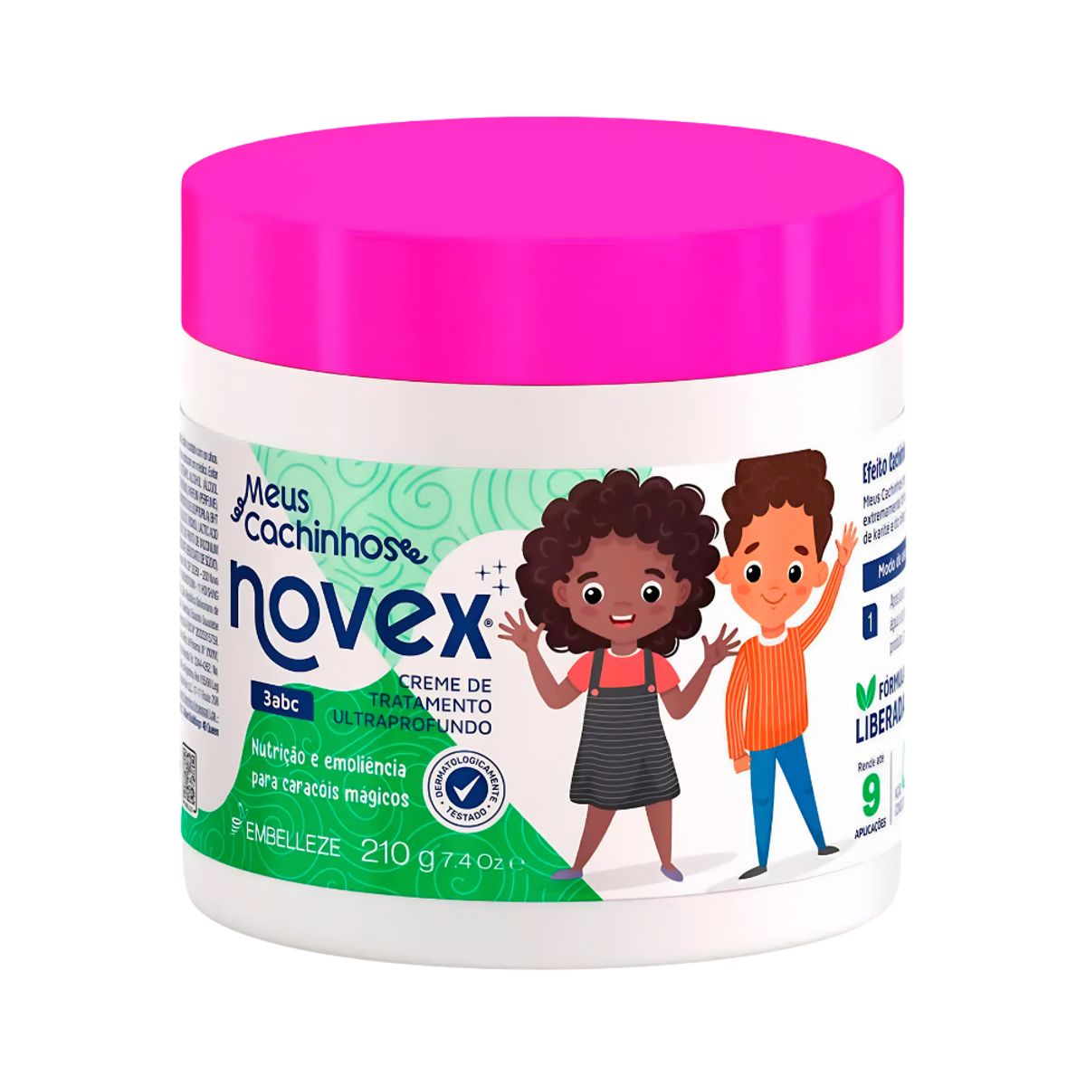 NOVEX - Crema de tratamiento Meus Cachinhos Kids 210g.  NOVEX