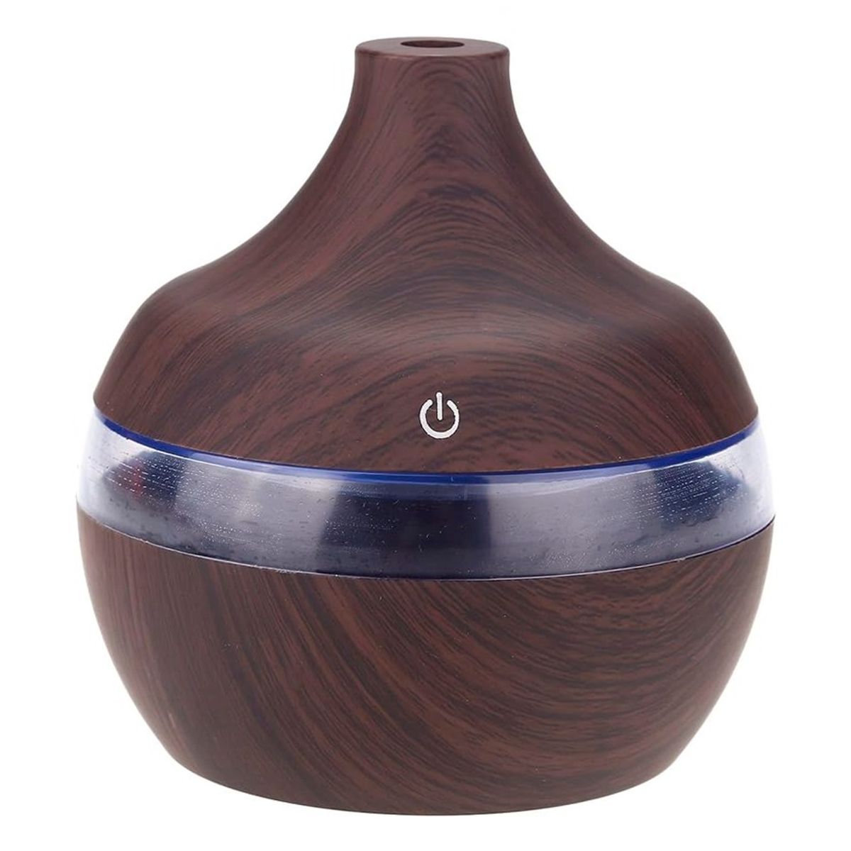 GENERICO - Humificador Difusor De Aroma Multifuncional De Madera Oscura