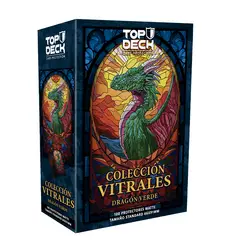 MITOS Y LEYENDAS - Protectores Standard Colección Vitrales - Dragón Verde