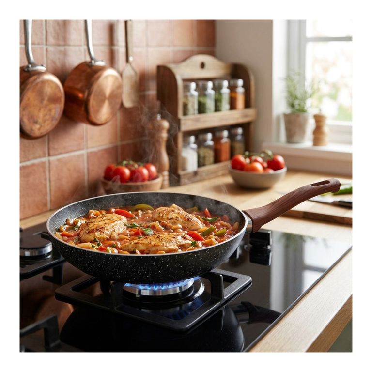 Sarten Wok de Ceramica Hyllis Antiadherente para Induccion 27 cm