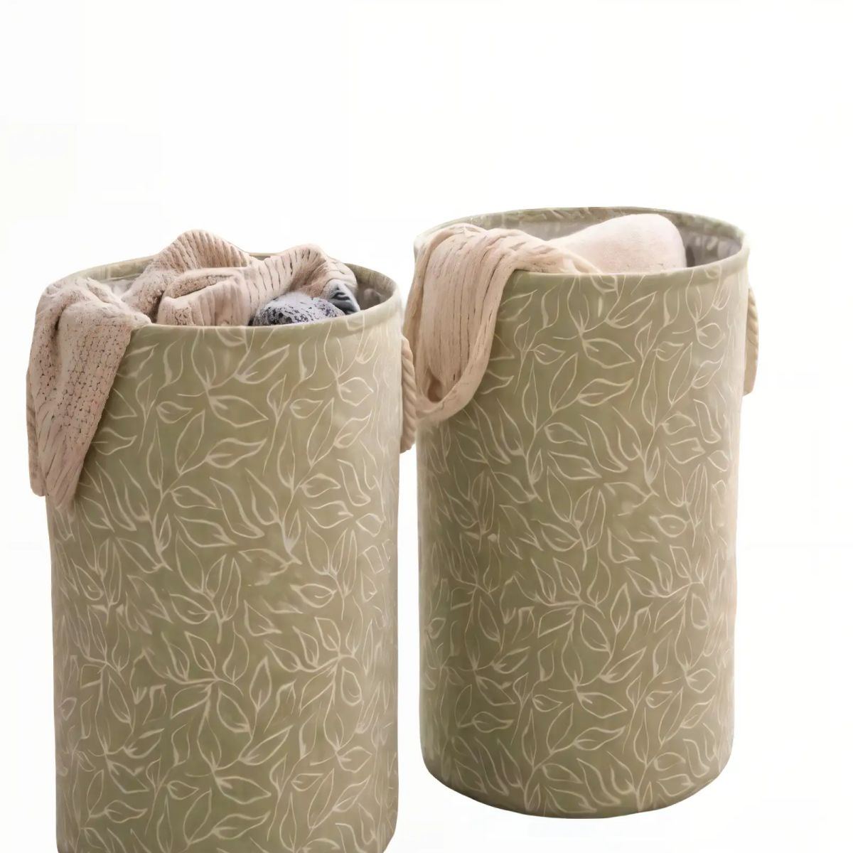 SET DE CANASTOS DE ROPA 40CMX50CM COLOR VERDE, marca GENERICO - Foto 2