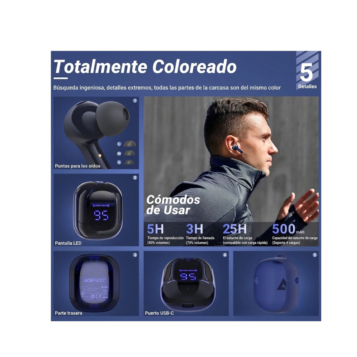 GENERICO - Audífonos Inalámbricos Transparentes Tws Ultrapods
