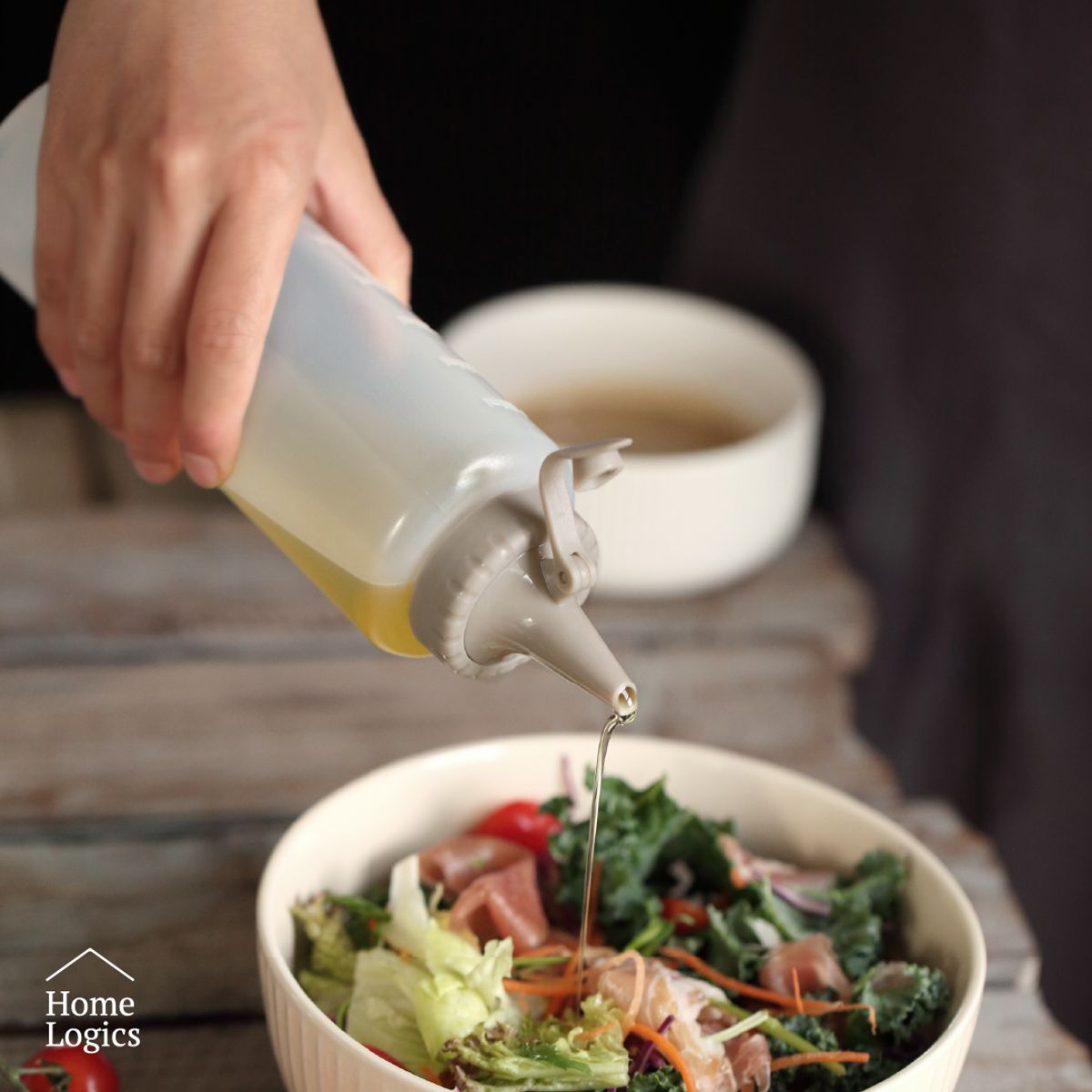HOME LOGICS - Set 2 Botellas para Salsa Salsero Aceitera 450ml Home Logics Kiosclub