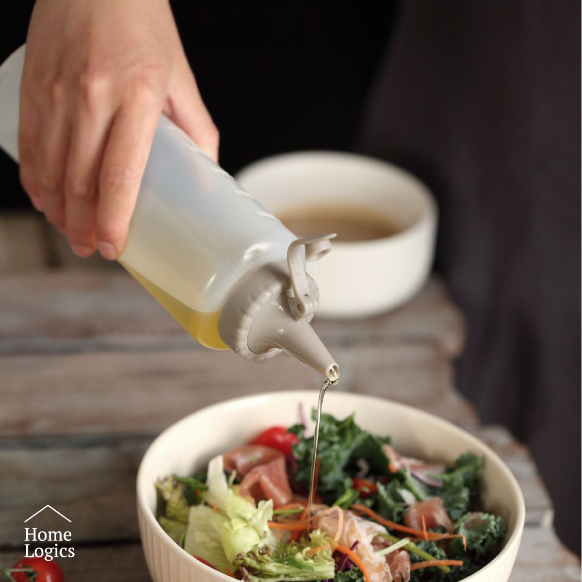 HOME LOGICS - Set 2 Botellas para Salsa Salsero Aceitera 450ml Home Logics Kiosclub