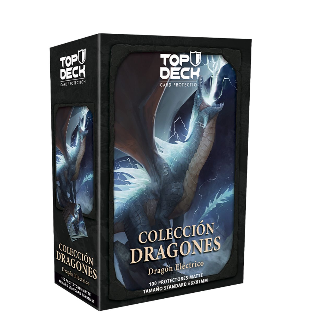 MITOS Y LEYENDAS - Protectores Standard  Colección Dragones - Dragón Eléctrico