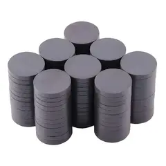 GENERICO - Pack 50 imanes 10 mm manualidades gris