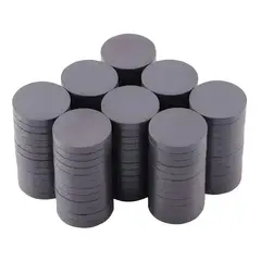 GENERICO - Pack 100 imanes 15 mm manualidades gris 2