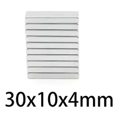 GENERICO - Pack 15 imanes neodimio 30x10x4 mm