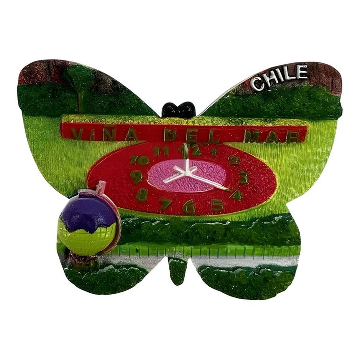 GENERICO - Pack 6 imanes souvenir Chile surtido 2