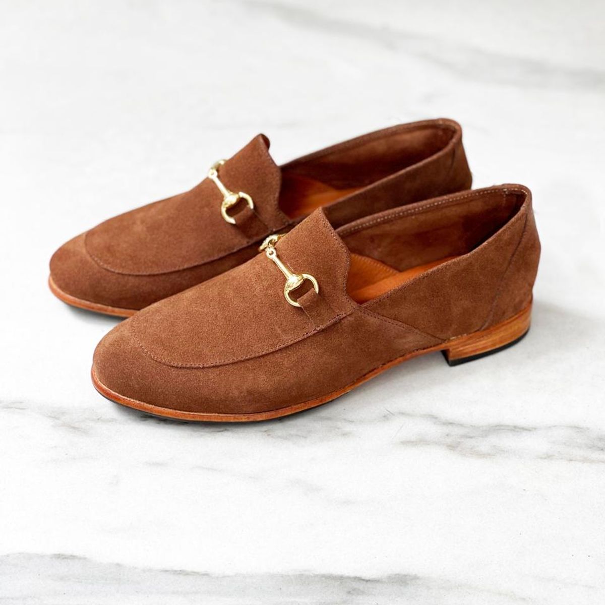 CAMELIA - ZAPATO FLORENCE ENTERO GAMUZA CHOCOLATE