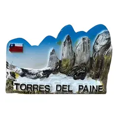GENERICO - Imán souvenir Torres del Paine Chile
