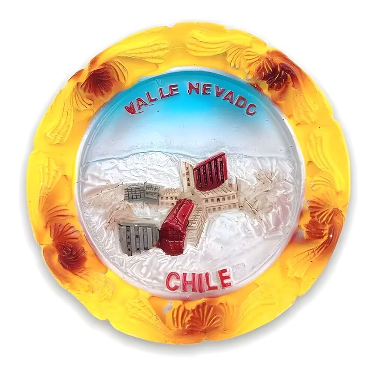 GENERICO - Imán decorativo recuerdo Chile tortuga y surtidos