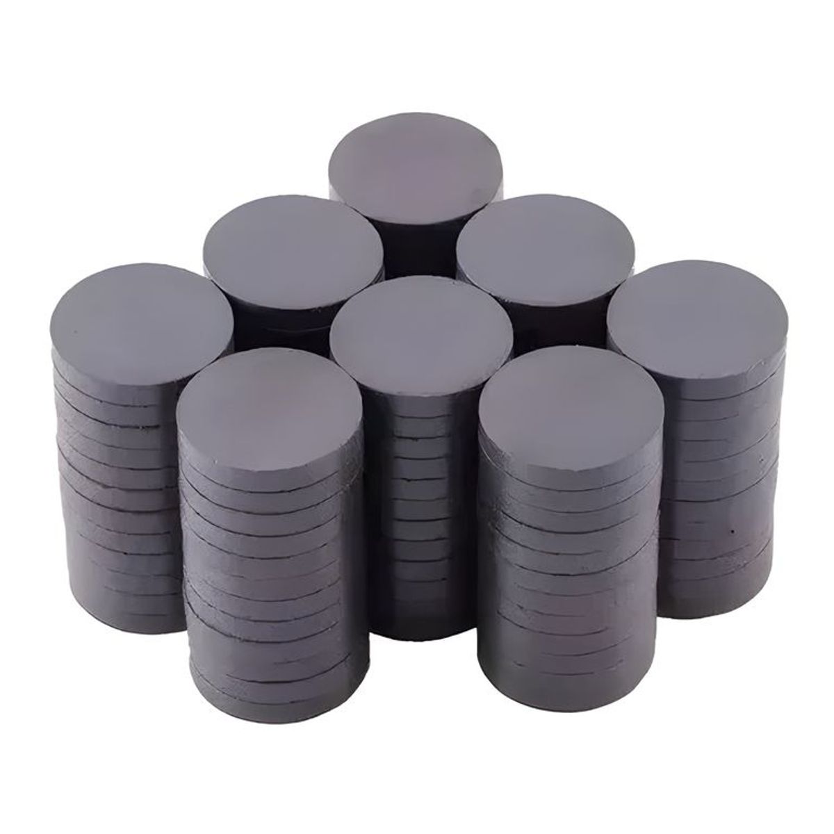 GENERICO - Imanes redondos 20x3 mm pack 100 unidades