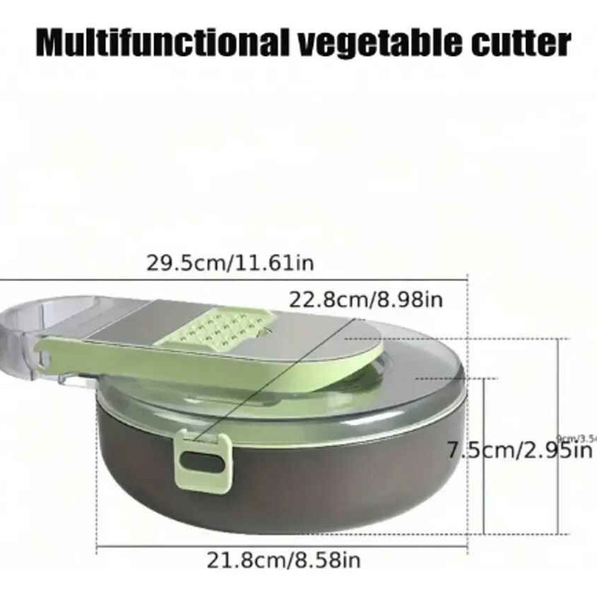 GENERICO - Picador Multiuso Cortador Rallador De Verduras Frutas