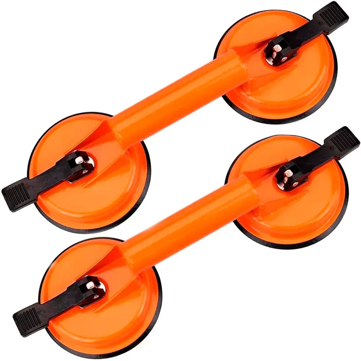 GENERICO - Pack X2 Ventosas Doble Para Vidrio 70kg Profesional