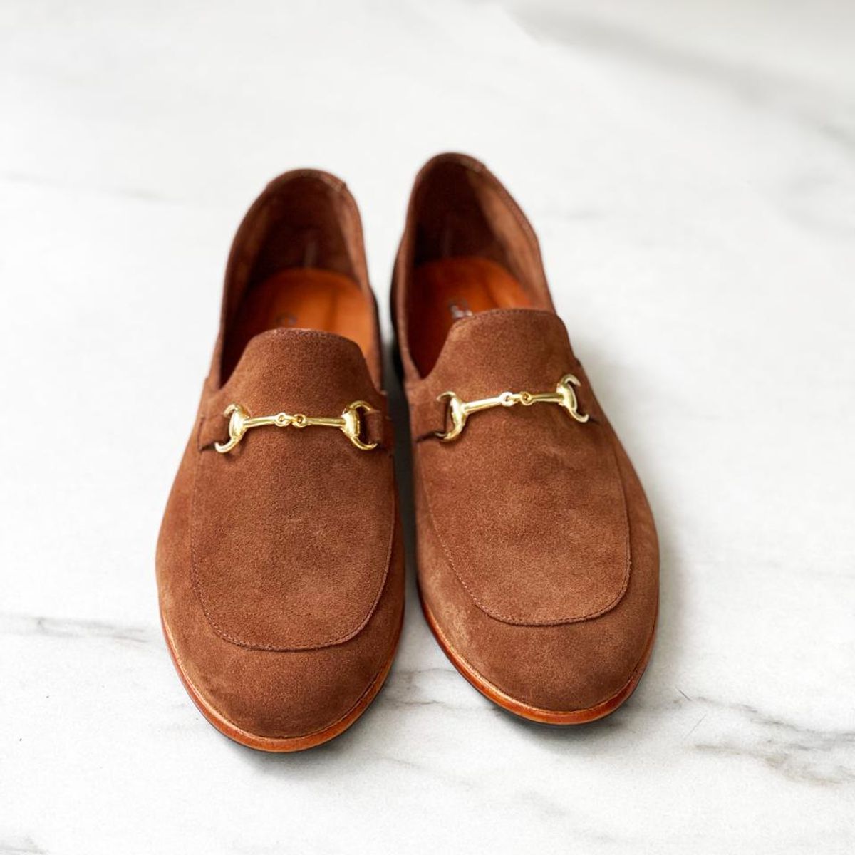 CAMELIA - ZAPATO FLORENCE ENTERO GAMUZA CHOCOLATE
