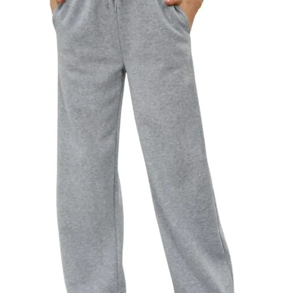LOOK SHOP - Pantalón Jogger Mujer Recto Forro Interior Corderito. Grueso 8675