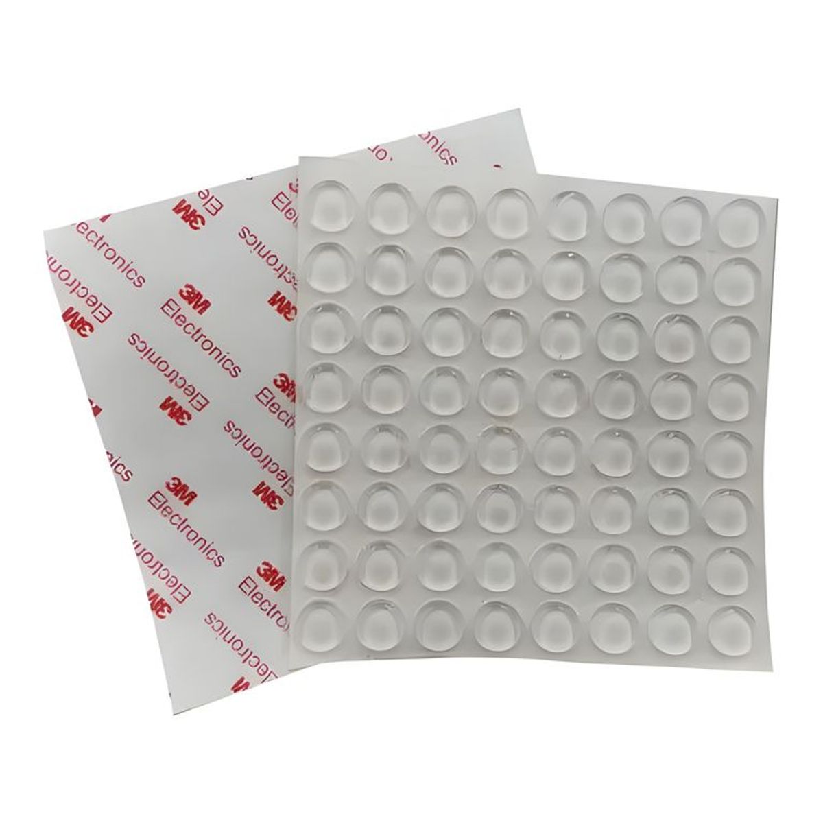 GENERICO - Pack 100 topes de cierre suave para muebles transparente
