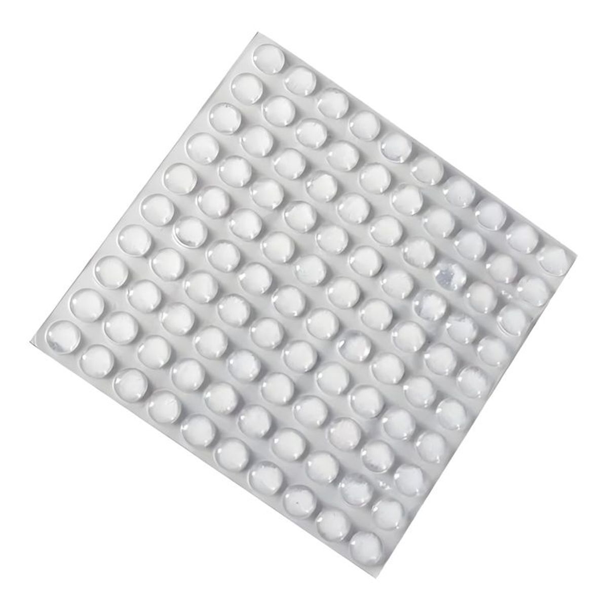 GENERICO - Pack 100 topes de cierre suave para muebles transparente