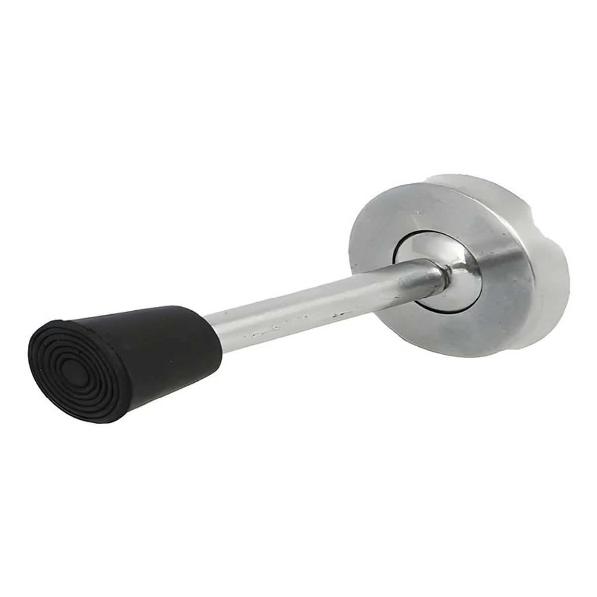 GENERICO - Tope de puerta recto acero gris mate inoxidable
