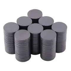 GENERICO - Pack 50 imanes 10 mm manualidades gris