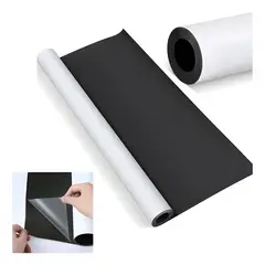 GENERICO - Rollo papel imantado adhesivo 60x100 cm blanco 4