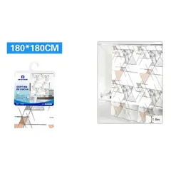 GENERICO - Cortina de Baño Anti-Hongos Impermeable - Diseño Elegante y Duradero