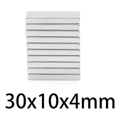 GENERICO - Pack 15 imanes neodimio 30x10x4 mm
