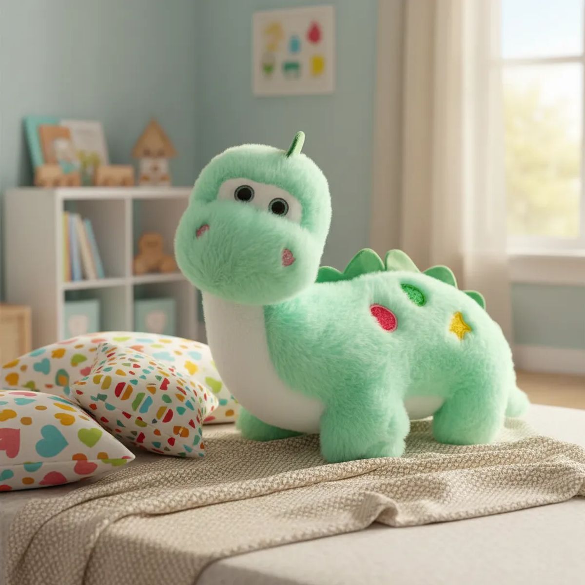 GENERICO - Peluche Dinosaurio Kawaii Tierno 23-25cm