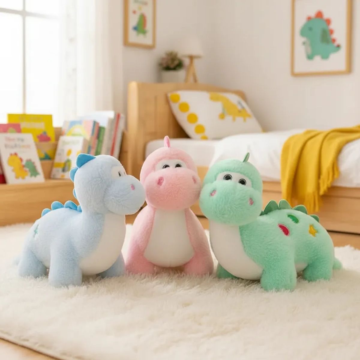 GENERICO - Peluche Dinosaurio Kawaii Tierno 23-25cm