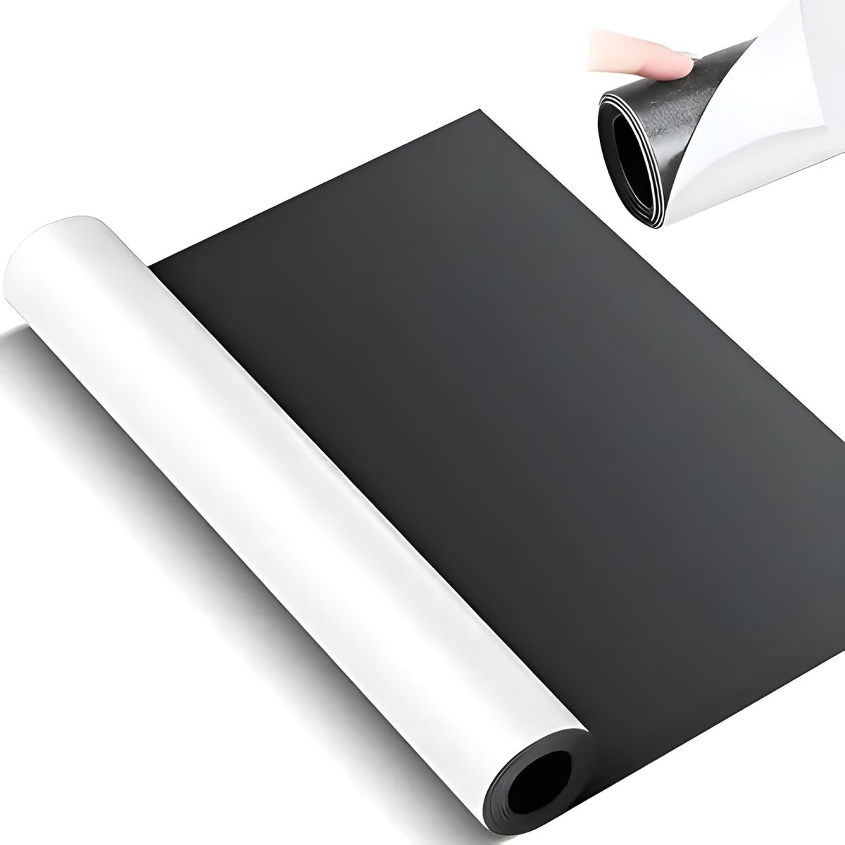 GENERICO - Rollo imantado adhesivo 60x100 cm blanco 3