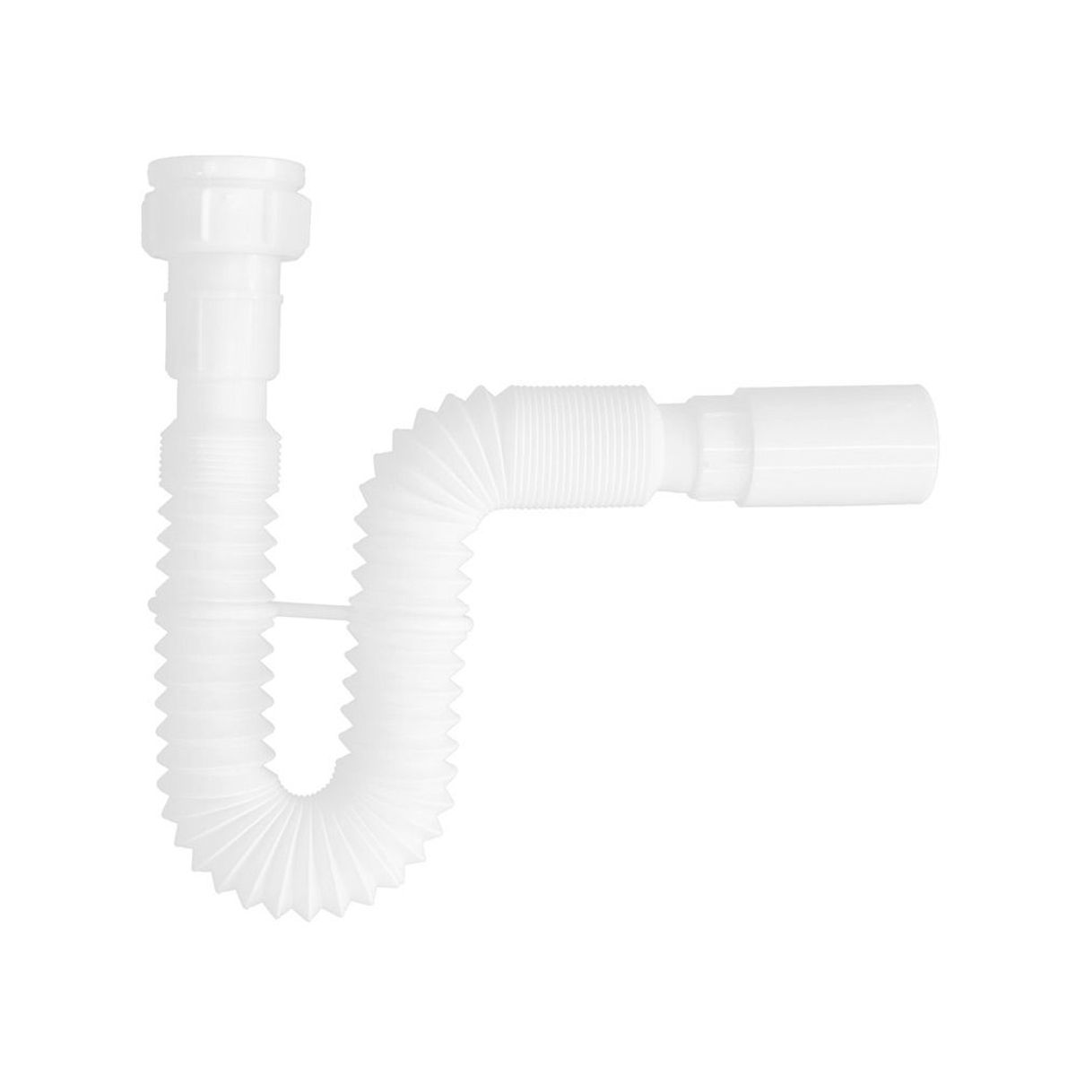 STRETTO - Sifón Flexible Universal 1 1/2" y 1 1/4" con Adaptador y Sujetador