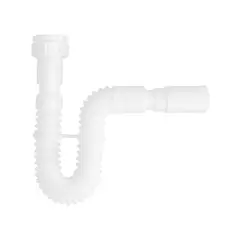 STRETTO - Sifón Flexible Universal 1 1/2" y 1 1/4" con Adaptador y Sujetador