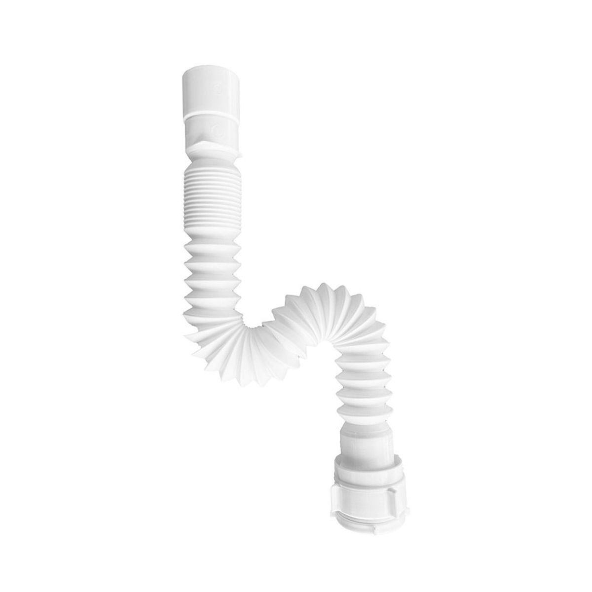 STRETTO - Sifón Flexible Universal 1 1/2" y 1 1/4" con Adaptador y Sujetador
