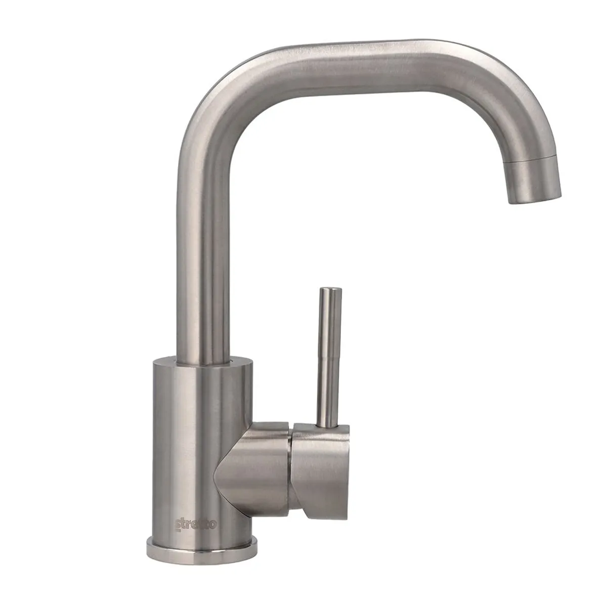 STRETTO - Monomando Lavamanos Novara Inox Satinado