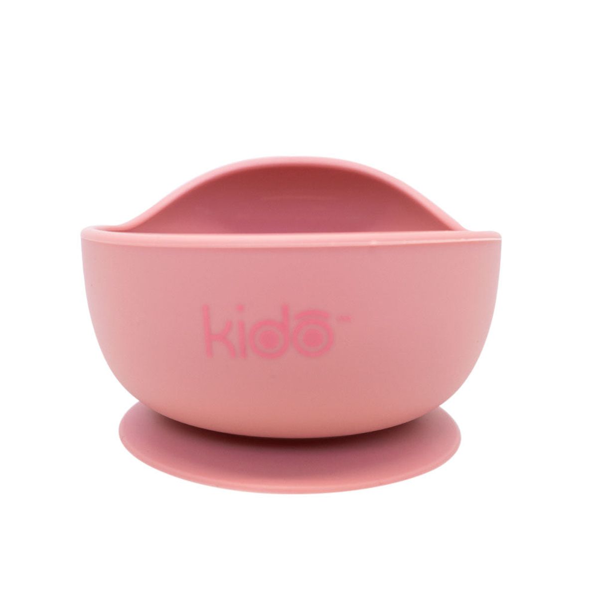 KIDO - BOWL DE SILICONA CON VENTOSA ROSA TODDLER KIDO