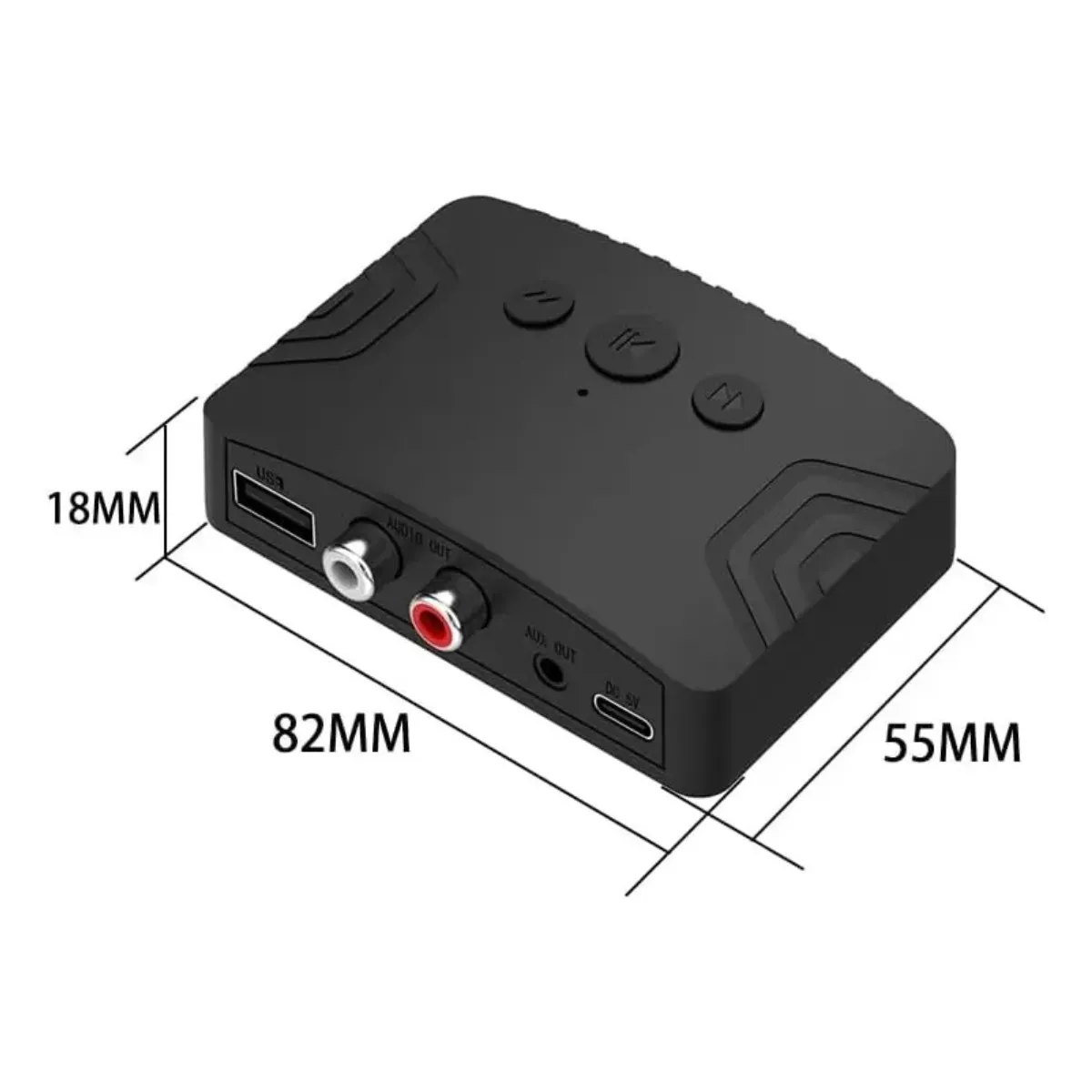 GENERICO - Receptor Audio Bluetooth V5.3 Rca Aux 3.5 Reproduce Pendrive BELUG