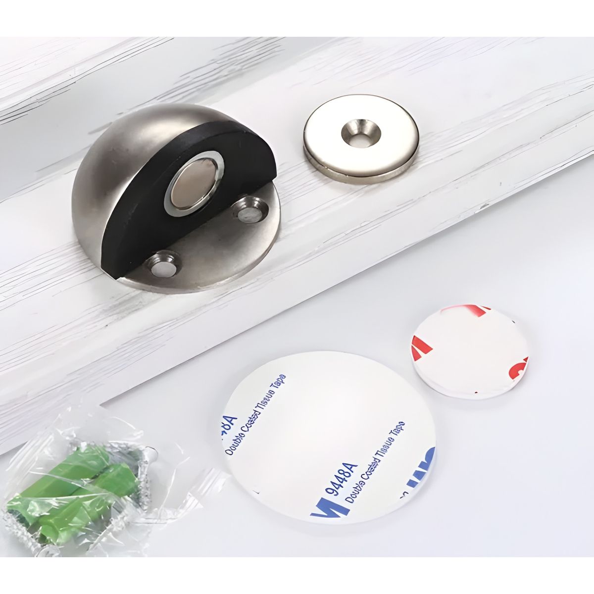 GENERICO - Pack 3 topes magnéticos para puerta
