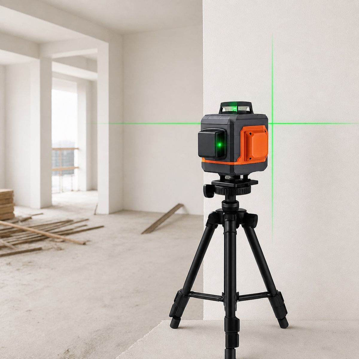 DOPA - Nivel Laser 16 Líneas Osmao Dos Baterias + Tripode