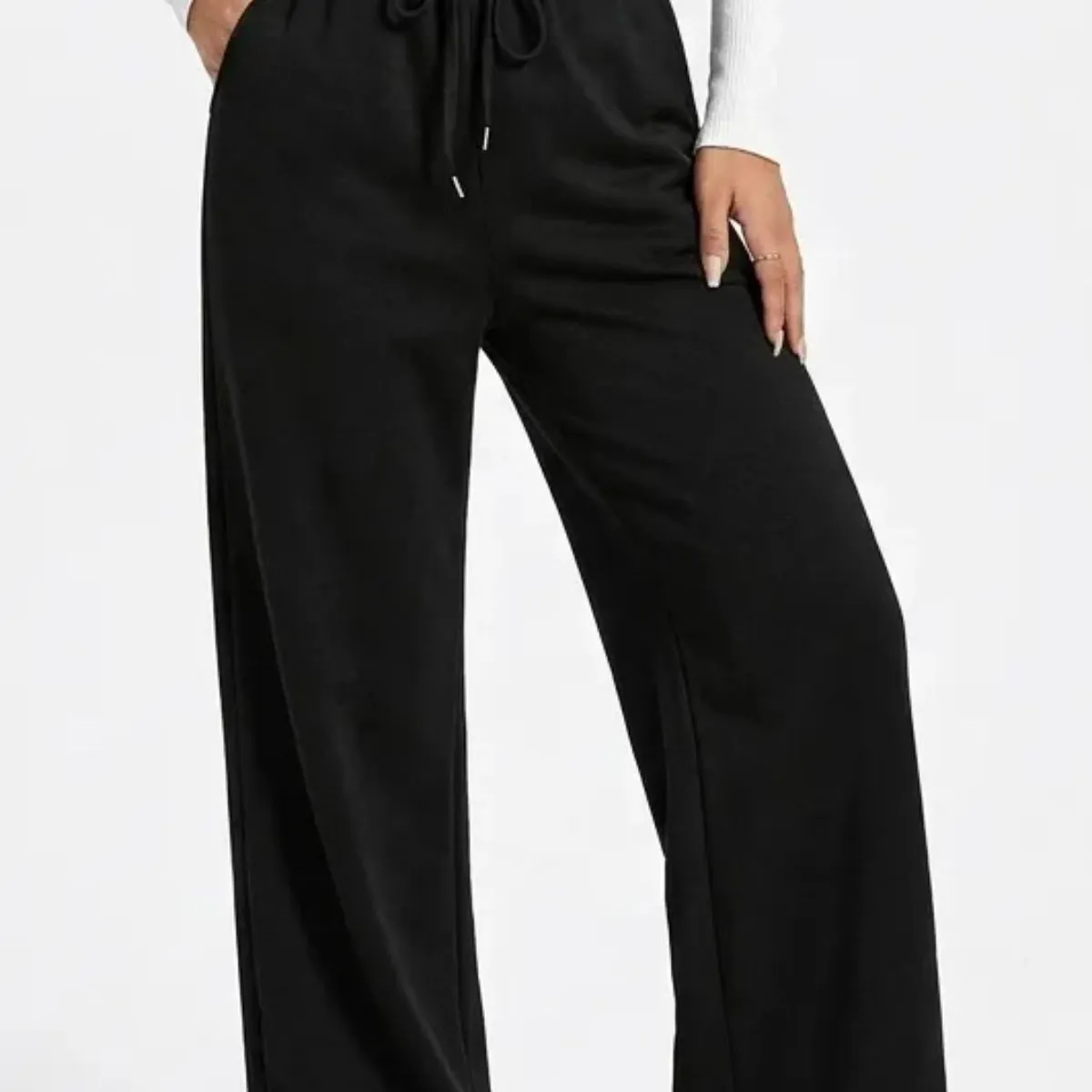 LOOK SHOP - Pantalón Jogger Mujer Recto Forro Interior Corderito. Grueso 8675