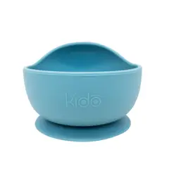 KIDO - BOWL DE SILICONA CON VENTOSA AZUL TODDLER